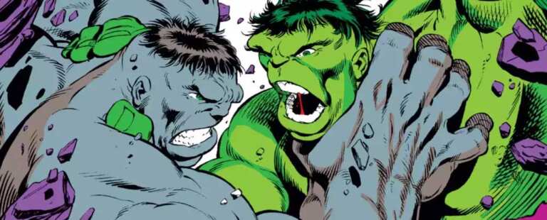 hulk gris vs hulk vert