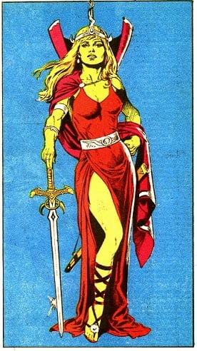 Jarella et son épée
